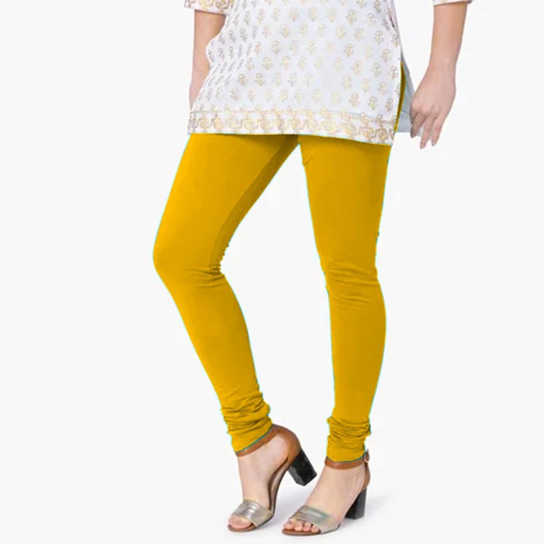 Golden Yellow Full Length Leggings