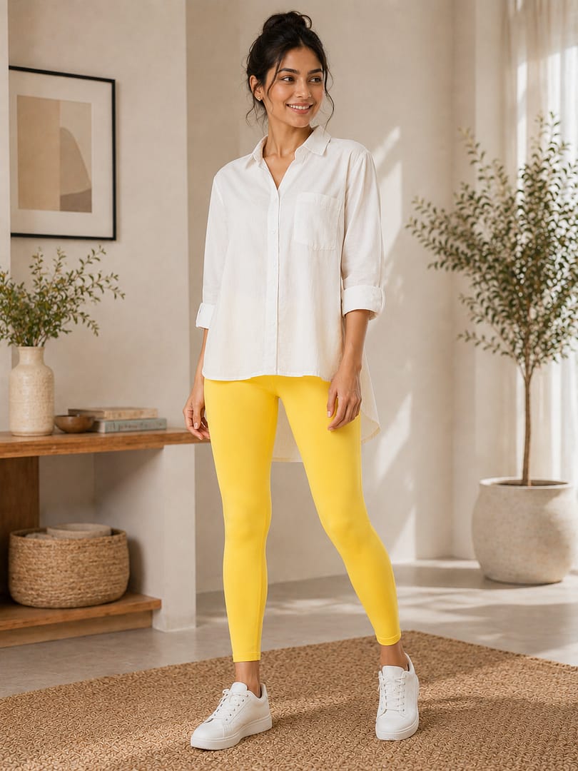 lemon-yellow-color-ankle-fit