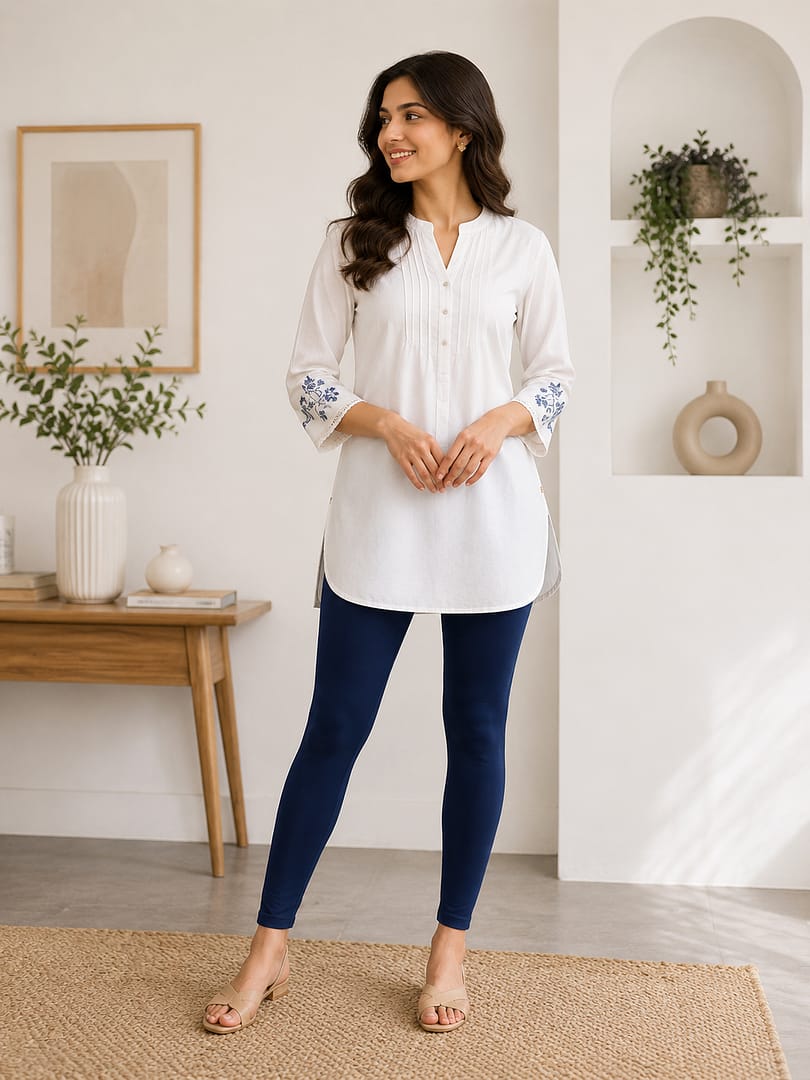 Navy-blue-color-ankle-leggings