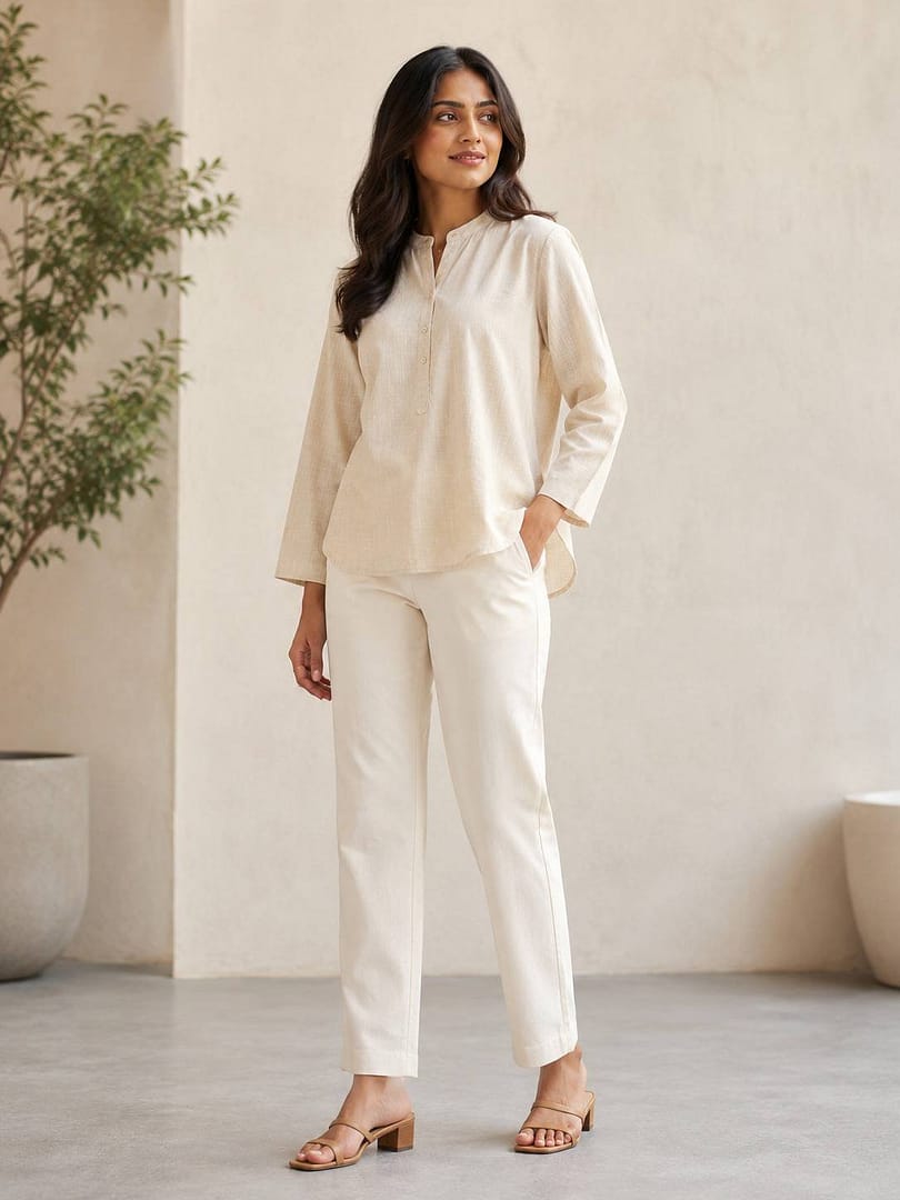 Sandal Straight Cut Pants